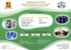 Oferta educațională pentru anul de studii 2019-2020