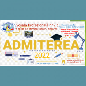 Admiterea 2022